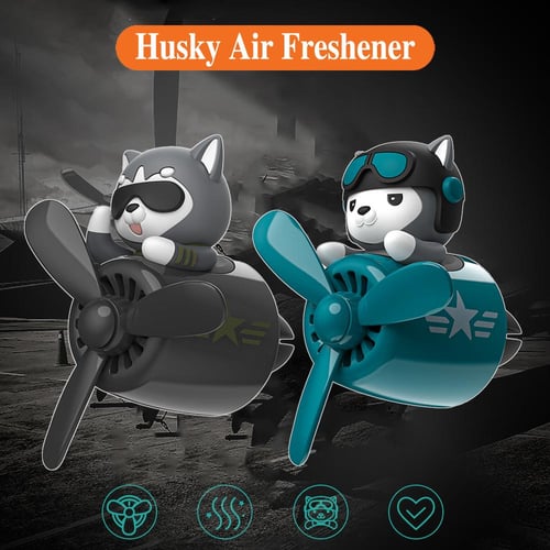Comprar 72KM Car Air Freshener Purifier Teddy Bear Auto Accesorios Interior  Perfume Diffuser Pilot Rotating Propeller Outlet