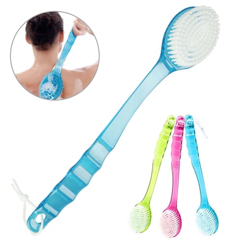 Long Handle Back Scrubber For Shower Cleaning Back Scrubber, 1Pc Fashion  Double-Sided Long Handle Pp Body Cleaning Tool