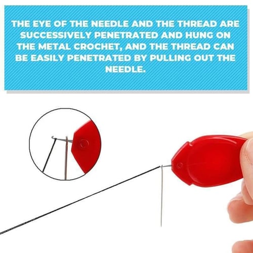 10pcs Needle Threader Tool Self Threading Hand Needles, Wire Loop DIY  Needle Threader Stitch Insertion Hand Machine Sewing Tool, Needle Threading  Devi