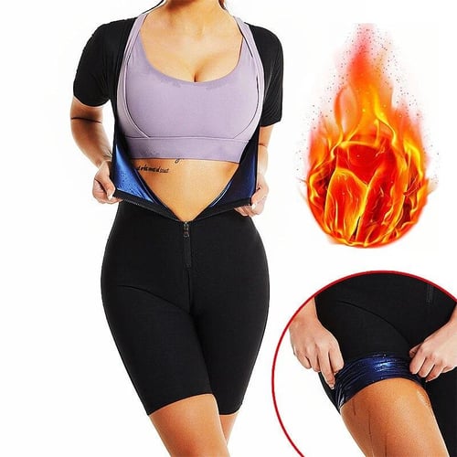 S/ M/ L/ XL/ XXL/ XXL Womens Neoprene Sweat Body Shaper Tank Top Tummy Fat  Burner Slimming Vest Weight Loss Yoga Corset Trainer Shaperwear 