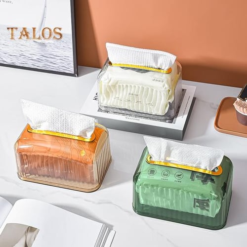 Transparent Table Tissue Box Acrylic Storage Box Paper Box