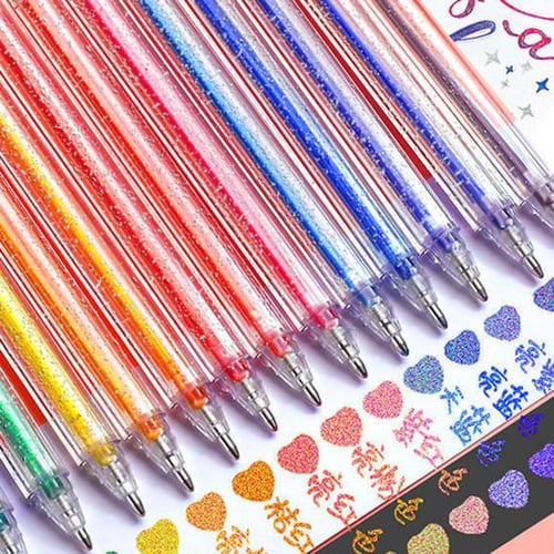 18Pcs Acrylic Marker Pens 36 Color Art Marker Dual-ended Colored Marker for  DIY Photo Album Scrapbooking Card Making