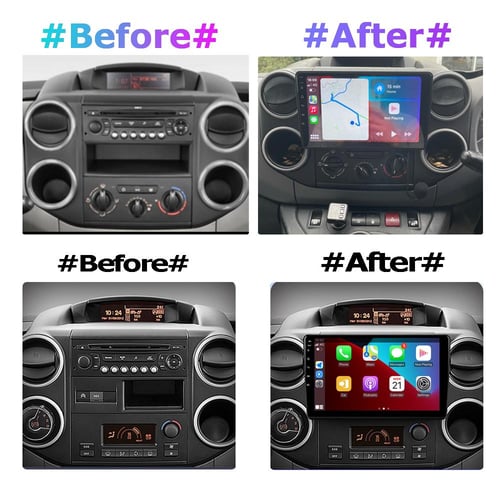 Radio Android Auto Carplay Citroen Berlingo / Peugeot Partner 2008-2019