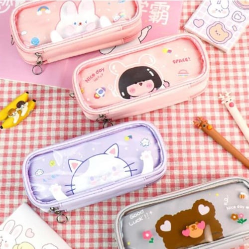 Lovely Pencil Case Kawaii Large Capacity Pencilcase School Pen