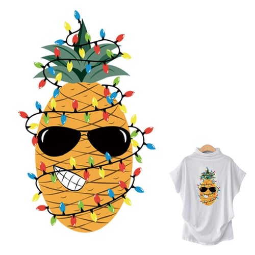 Funny Pineapple Clothing Stickers Hot Tear New Design Stickers For T-Shirt  Iron On Patches Diy Patches For Clothes Summer Patch - buy Funny Pineapple  Clothing Stickers Hot Tear New Design Stickers For