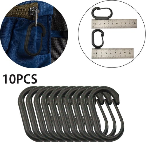 Alloy Titanium Carabiner Keychain Hook Clip Outdoor Camping Hiking