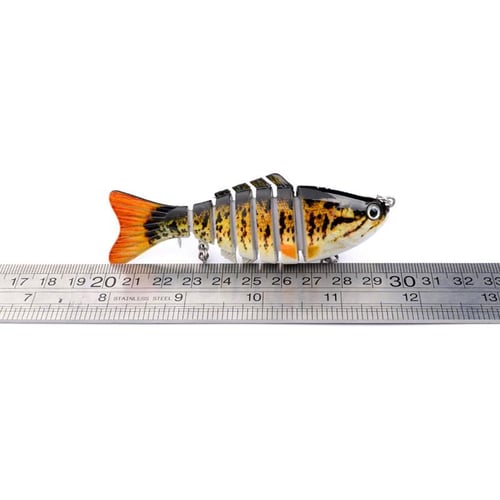 6PCS/Lot Jointed Multi 7 Sections Fishing Lures 10cm 15.6g Wobbler