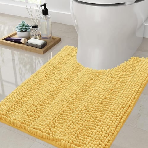 Absorbent Floor Mat Bathroom Carpet Fine Chenille Chenille 1pcs