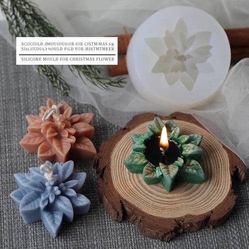 Candle Making Molds, AITRAI 3D Flower Silicone Molds for Candles Candle  Mold for Candle Making DIY Soaps Aromatherapy Wax Candle Crafts Christmas  Home