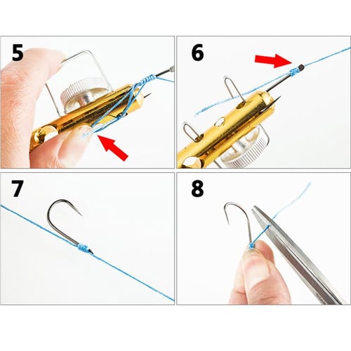 1pc Double-Headed Needle Knots Tie Loop Tyer Tools Kit Fishing