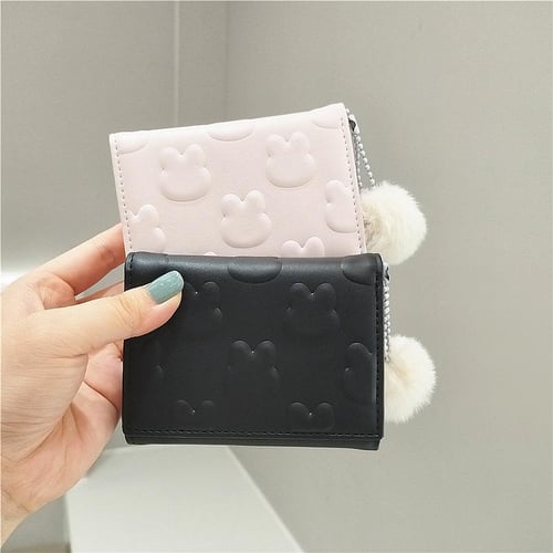 Embroidered Heart Wallets for Women Kawaii Cute Wallet Luxury