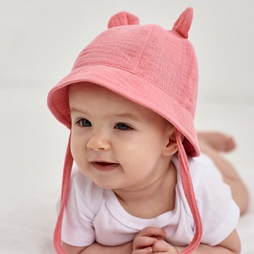 Cute Cartoon Baby Fisherman Hat Panama Cap Sun Cap Kids Bucket Hat Beach Hat