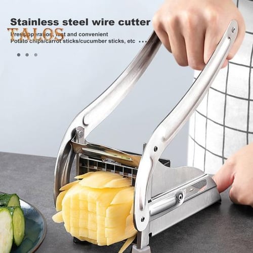 Vegetable Cutter Practical Bell Pepper And Zucchini Cutter Metal Time  Saving Stainless 12*4 cm