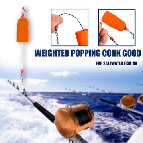 Kung Pao Chicken)Weighted Popping Cork Good for Saltwater Fishing