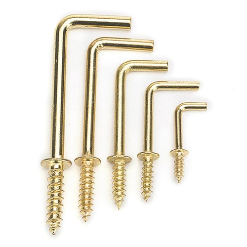 20Pcs/set 1/2 5/8 3/4 7/8 Inches Heavy Duty Cup Hooks Shouldered
