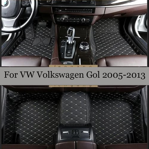 100% Fit Custom Made Leather Car Floor Mats For VW Volkswagen Gol