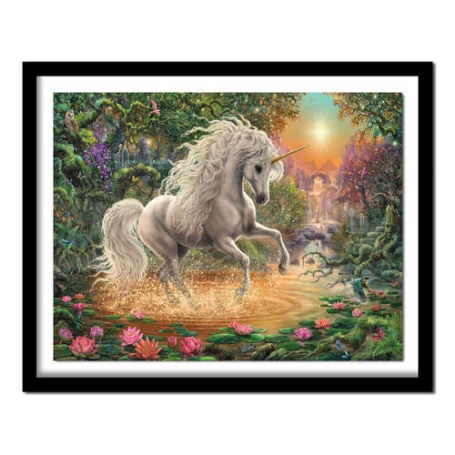Unicorn Running to Moon Full Drill DIY Rhinestone Art Diamond Painting -  China DIY Diamond Painting and Unicorn Diamond Painting price