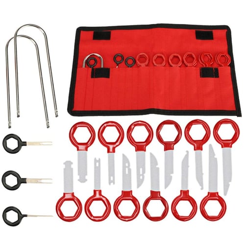 17Pcs Radio Removal Tool Kit Terminal Removal Connector Pin Ejector  U-shaped Tool Kit For Auto - buy 17Pcs Radio Removal Tool Kit Terminal  Removal Connector Pin Ejector U-shaped Tool Kit For Auto