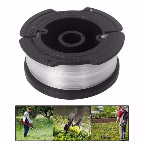 String Weed Grass Trimmer Spool 4 Pack Replacement For Black Decker AF-100-3ZP