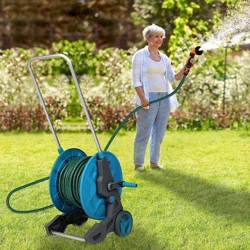 Garden Hose Reel Cart with Wheels Pressure Water Hose Available In 2 Models  - buy Garden Hose Reel Cart with Wheels Pressure Water Hose Available In 2  Models: prices, reviews
