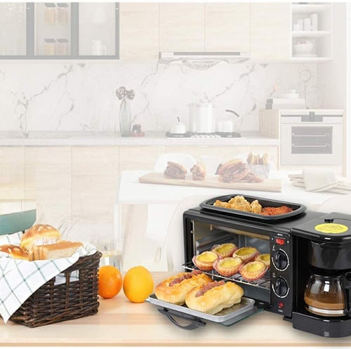 Granite 3 in 1 Breakfast Station-Breakfast Toaster Oven, Coffee