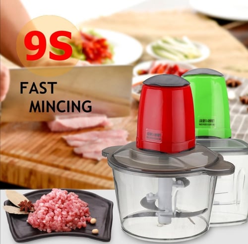 220v 2 Speed Multifunction Electric Meat Grinder Veggie Chopper Food Mincer