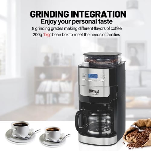 DSP Battery Rechargeable Milk Cappuccino Maker Coffee Grinder