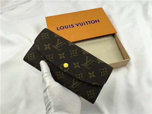 LV Classic Flip Wallet Luxury Women Zip Purses Fashion Men ID Card