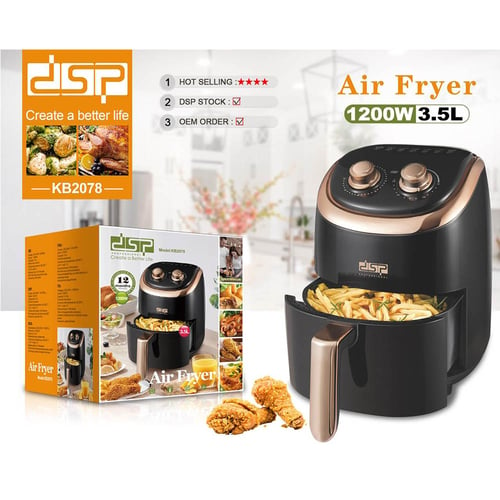 BLACK & DECKER 3.5L Manual Aerofry Air Fryer with Rapid Air Convection