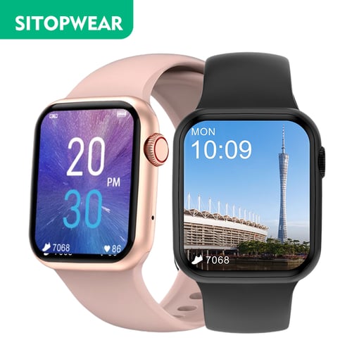 SitopWear Smart Watch 2021 Wireless Charging Bluetooth Call Smartwatch 1.78 inch Men Women Fitness Bracelet For Apple Android buy SitopWear Smart