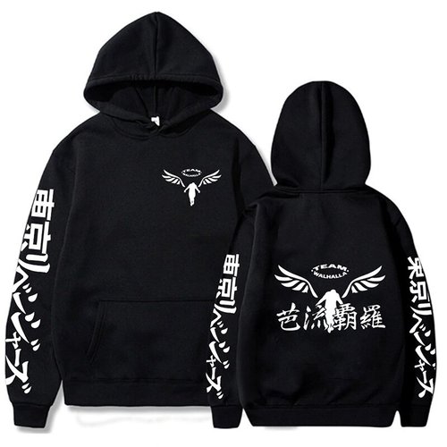 Gambar Valhalla Tokyo Revengers Hoodies Hot Anime Cosplay Pullover