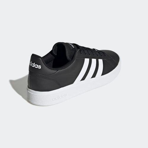 Adidas black casual shoes on sale