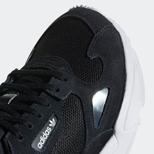 All black adidas falcon shoes discount