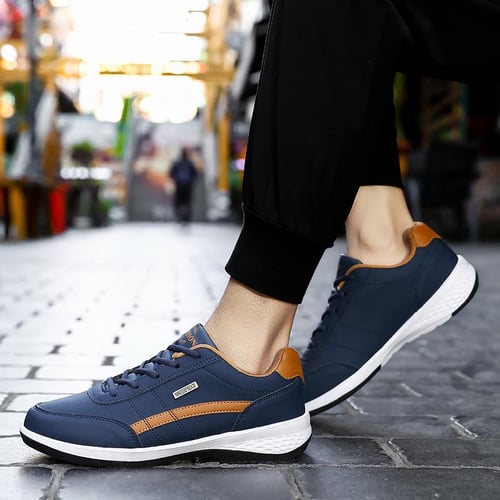Leisure best sale leather shoes