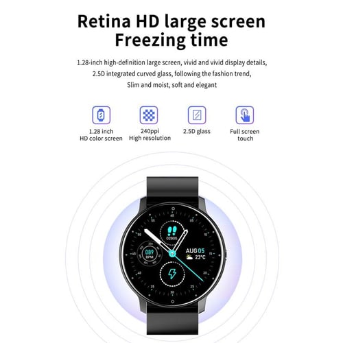 LIGE 2021 New Smart Watch Men Full Touch Screen Sport Fitness