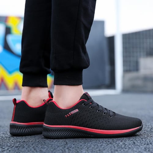 Breathable men's running on sale shoes