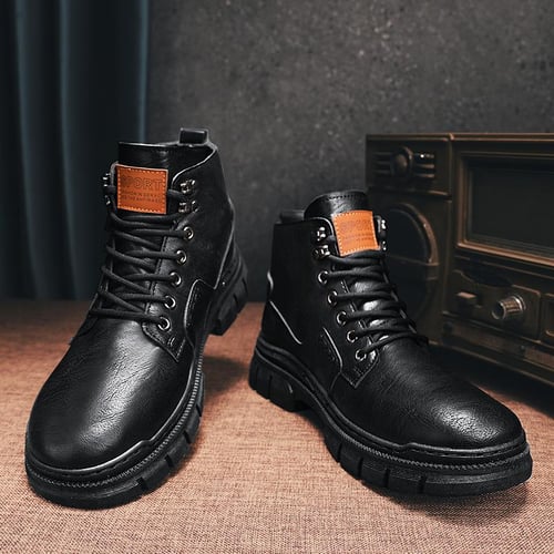 Mens high sale top slippers