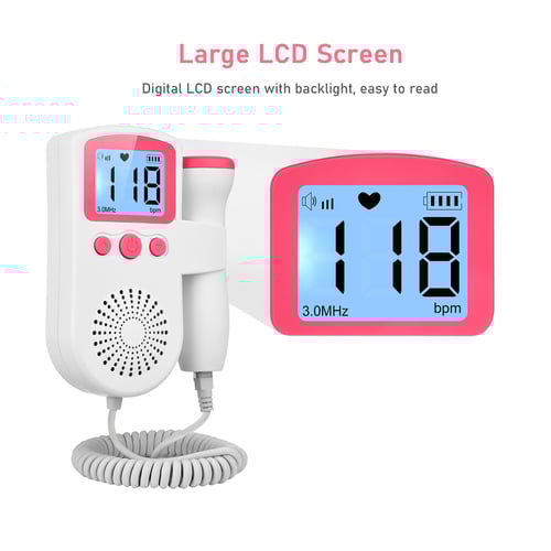 Handheld baby cheap heart monitor