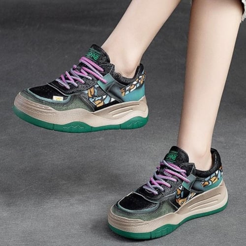Retro discount platform sneakers