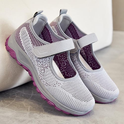 Women's shoes with velcro for elderly shop