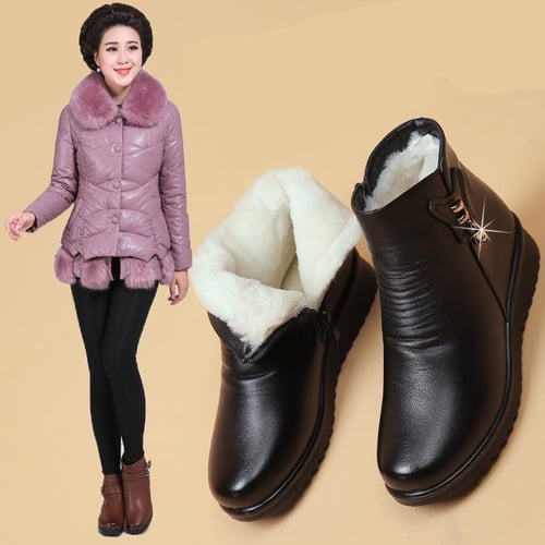 Senior flat deals boots