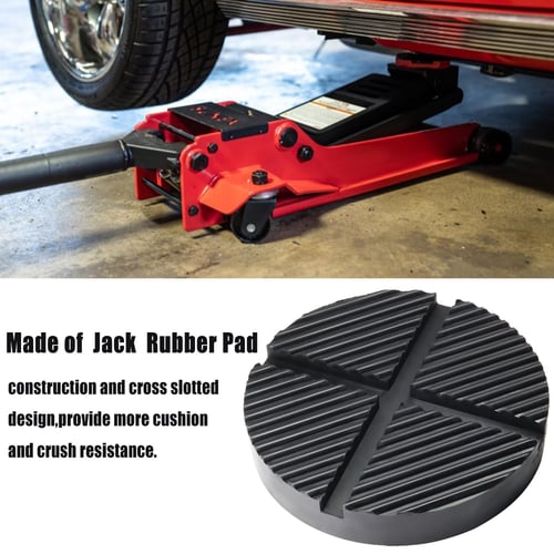 Universal Car Lift Jack Stand Rubber Pads Floor Slotted Car Jack