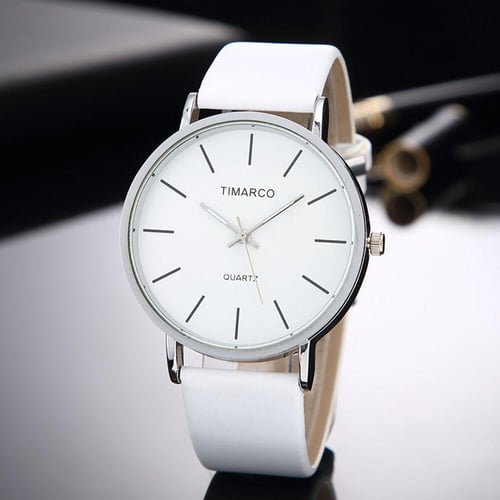 White colour wrist watch top