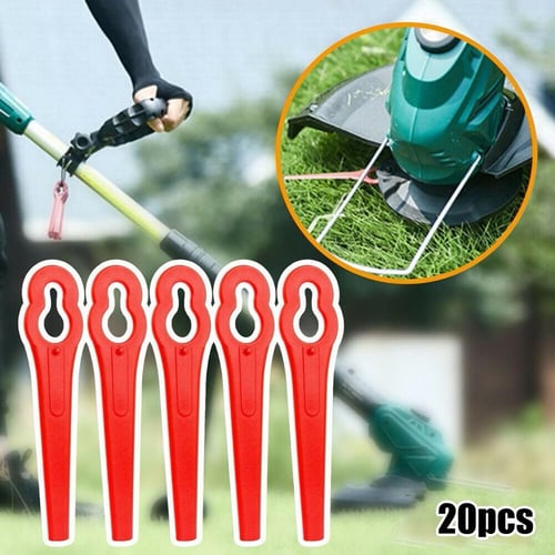 Grass trimmer on sale plastic blades