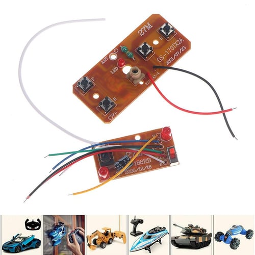 4 Channel Remote Control 27Mhz Circuit Pcb Transmitter Receiver