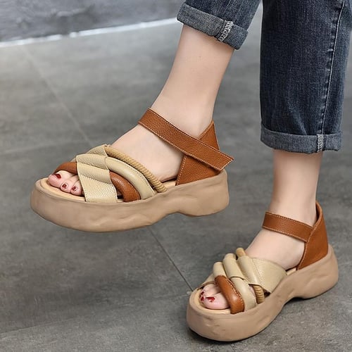 Comfortable peep toe hotsell sandals
