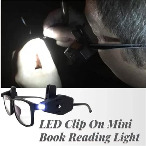 Nikita Led Glasses Clip On Reading Light Universal Flexible