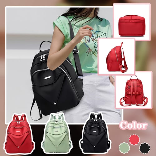 Sagit Women Leisure Oxford Cloth Backpack Fashion Anti Splash