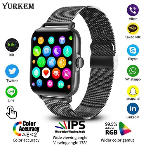Waterproof women smartwatch for best sale apple & android phone