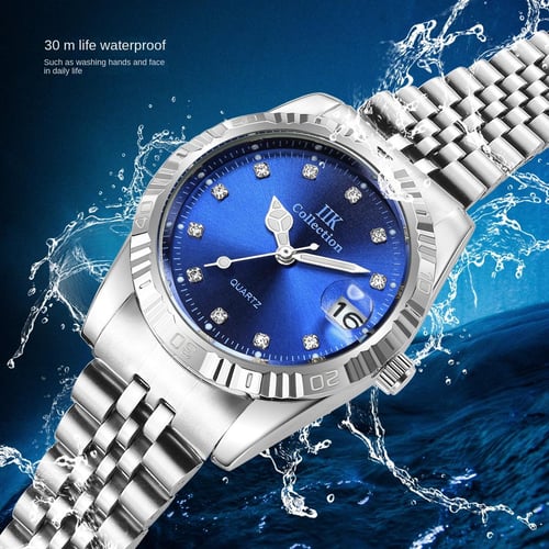 Iik collection cheap couple watch
